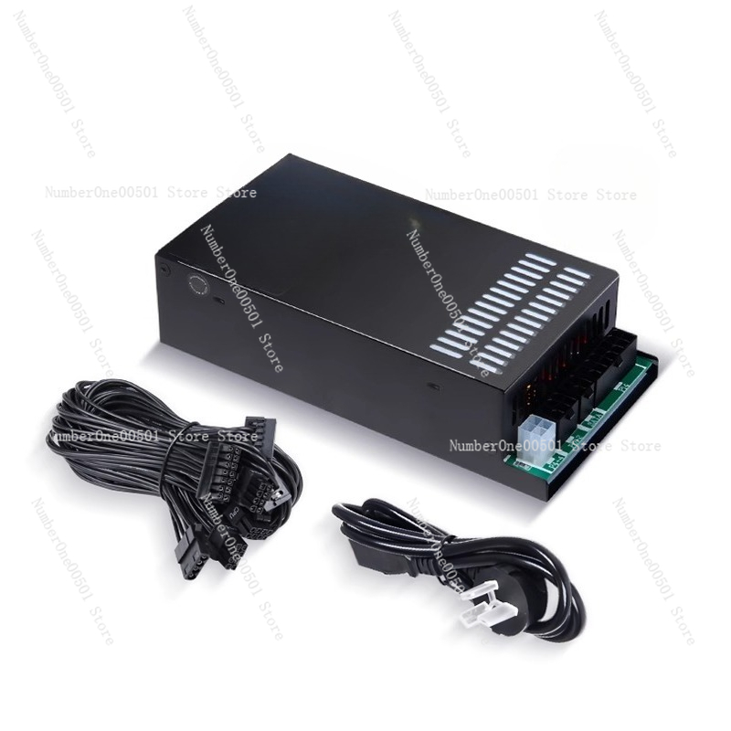 Atx Power Supply 1U Flex 500W - 7660B W pełni modułowy, mały zasilacz