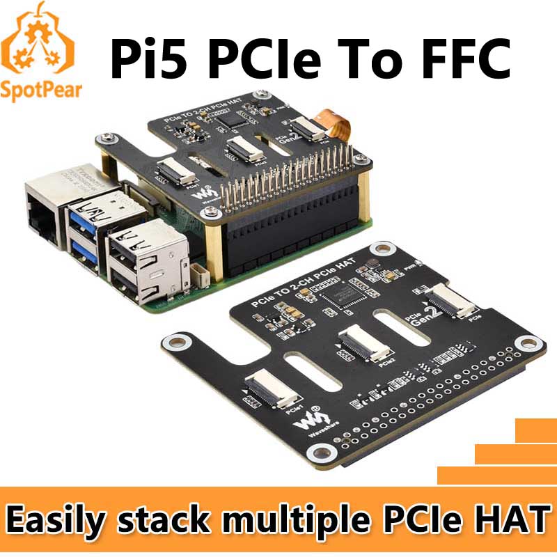Turing Pi 2 - Raspberry Pi 5 PCIe na 2-CH