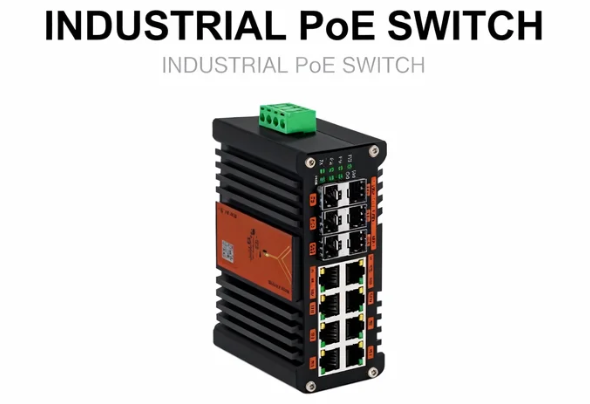 Sfp+ 10G Managed Switch 8 Port - Przemysłowy przełącznik PoE zarządzalny L2+ 8-portowy