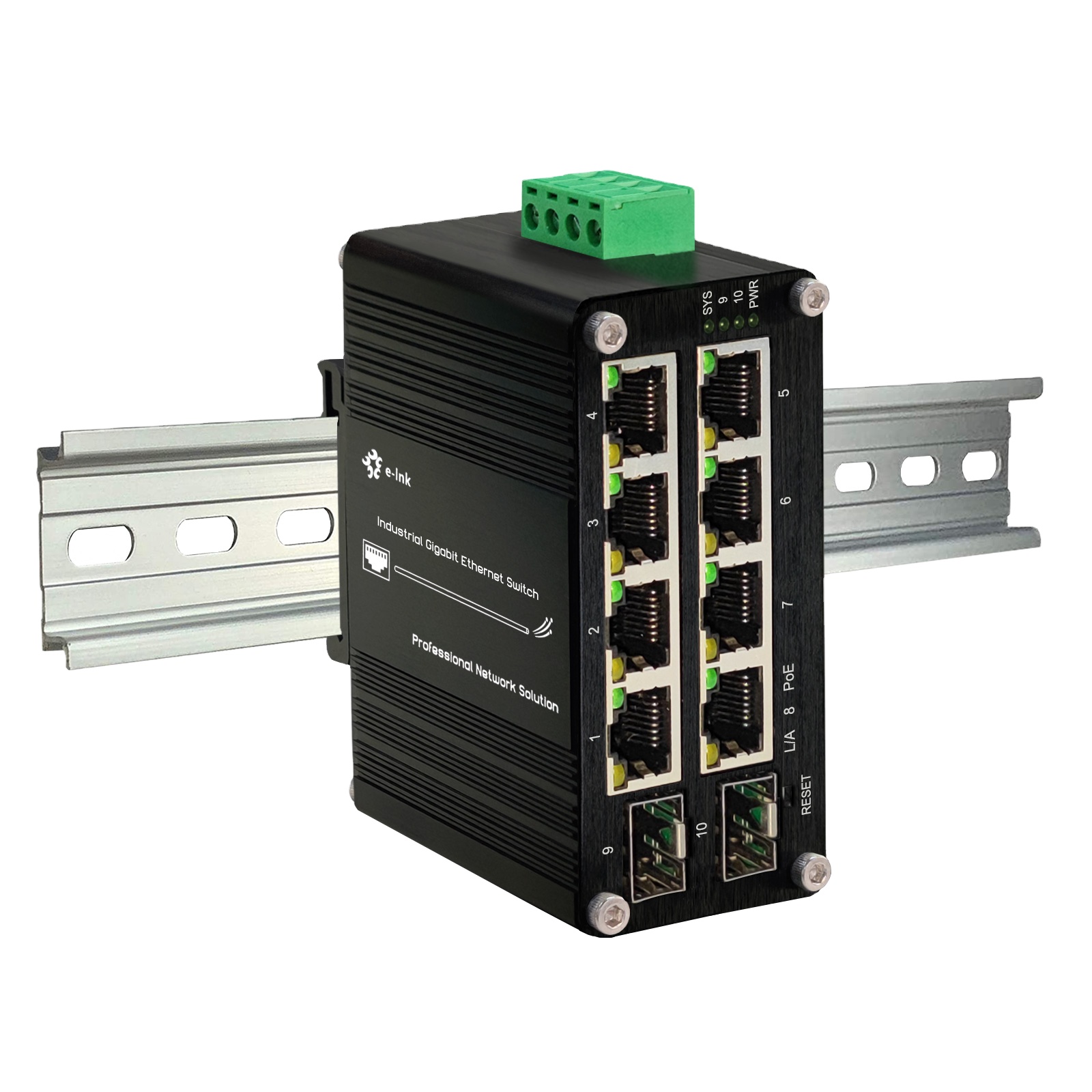 Managed Gigabit Poe Switch 8 Port 802.3At - Zarządzany przełącznik PoE 8 portów 10/100/1000T