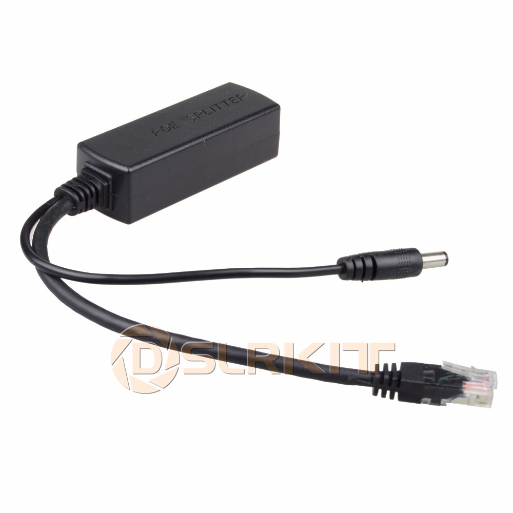Active Poe Splitter Gigabit 12V 2A - DSLRKIT gigabitowy aktywny rozdzielacz PoE Power