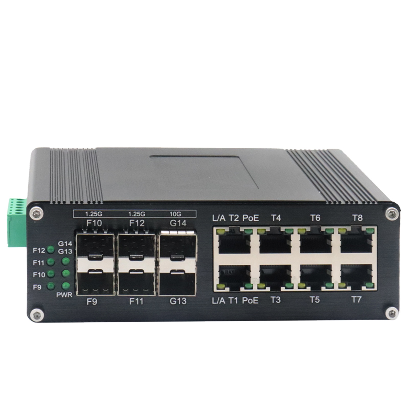 Managed Gigabit Poe Switch 8 Port 802.3At - Przemysłowy przełącznik Ethernet Gigabit 8-portowy 10/100/1000T