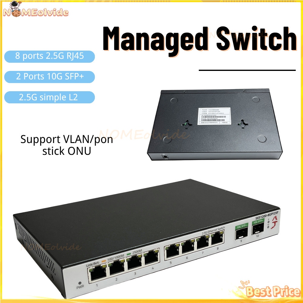 Xikestor SKS1200 Switch Simple – Sfp+ 10G Managed Switch 8 Port recenzja i cena